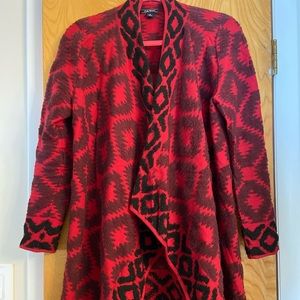 Lucky Brand Aztec style cardigan sweater, size S